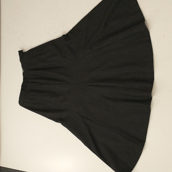 Vintage Wool Skirt Charcoal Gray Long Midi Short Maxi Gored 10 12 SeeMeasurement - Picture 5 of 8